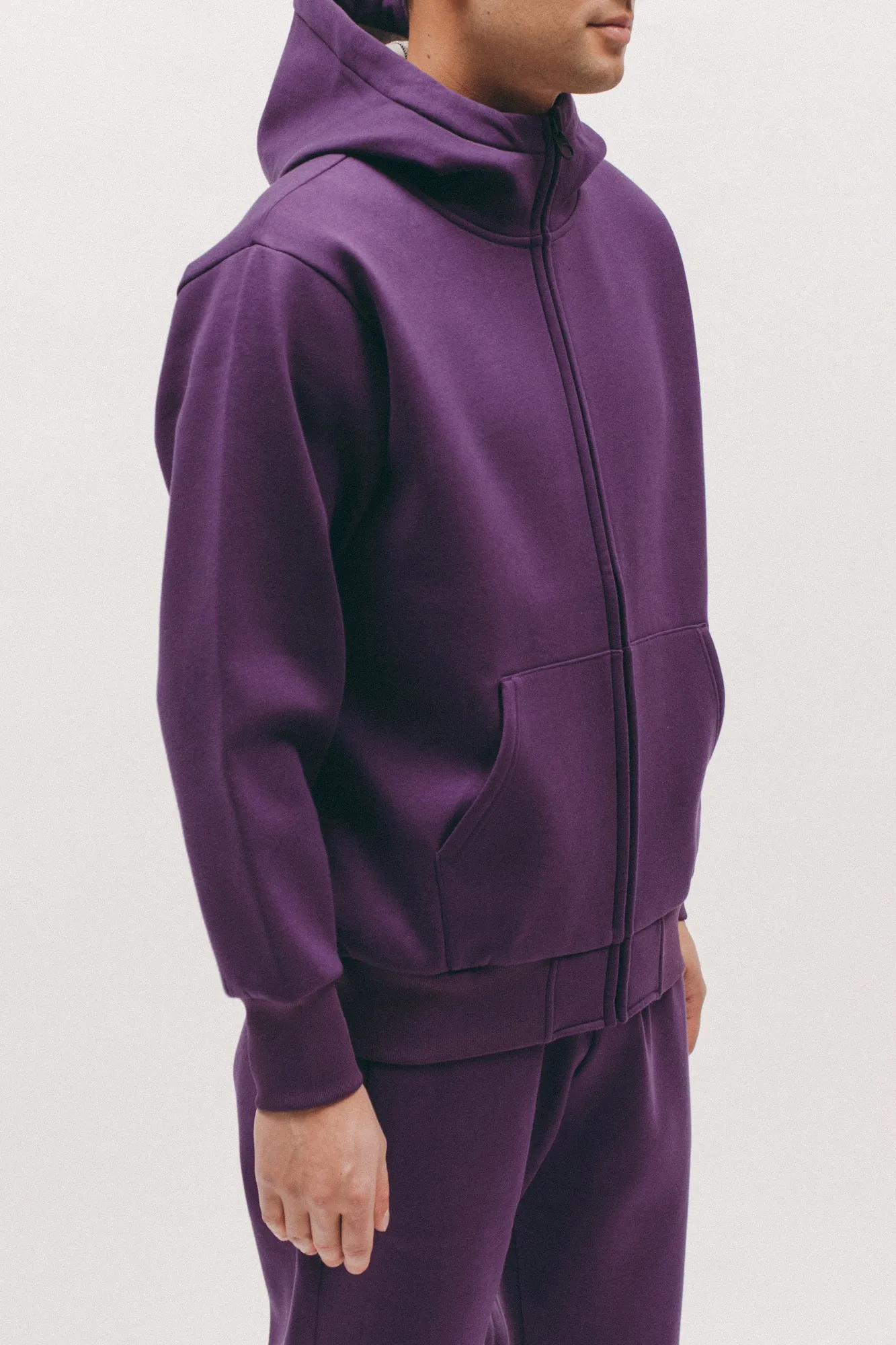 Hoodie Poly Fleece - Lavender