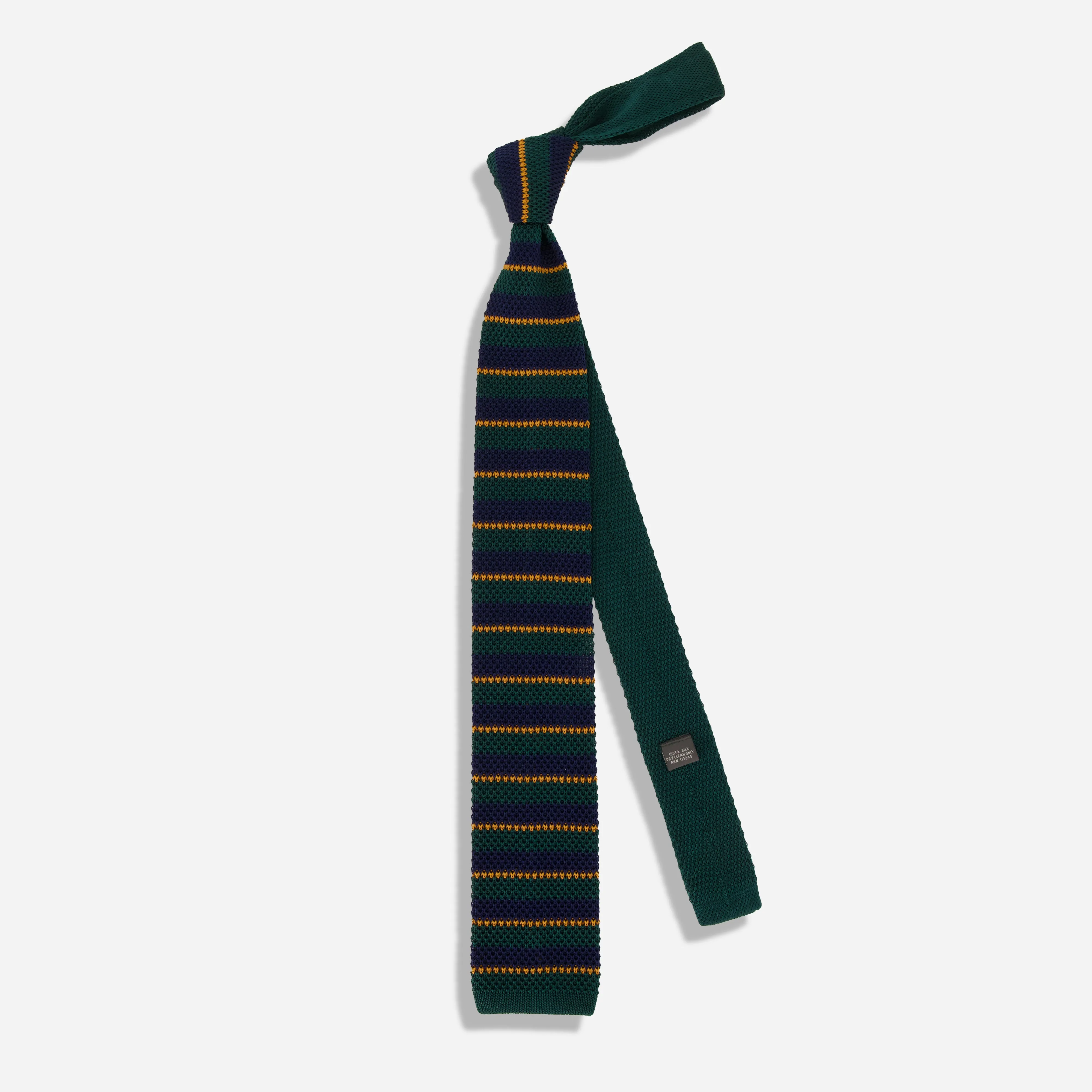 Humboldt Stripe Knit Navy Tie