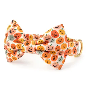 Jack-o’-Lanterns Bow Tie Collar