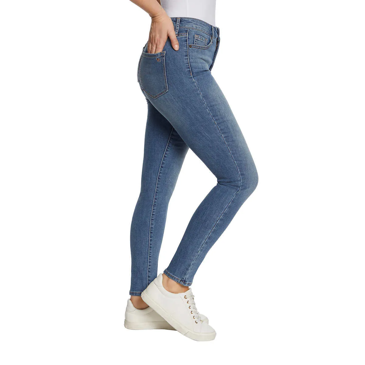 Jessica Simpson Women's Plus High Rise Comfort Stretch Classic Slim Jeans