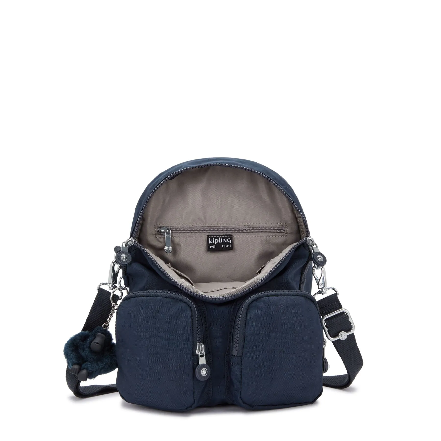 Kipling Firefly Up Blue Bleu Backpack