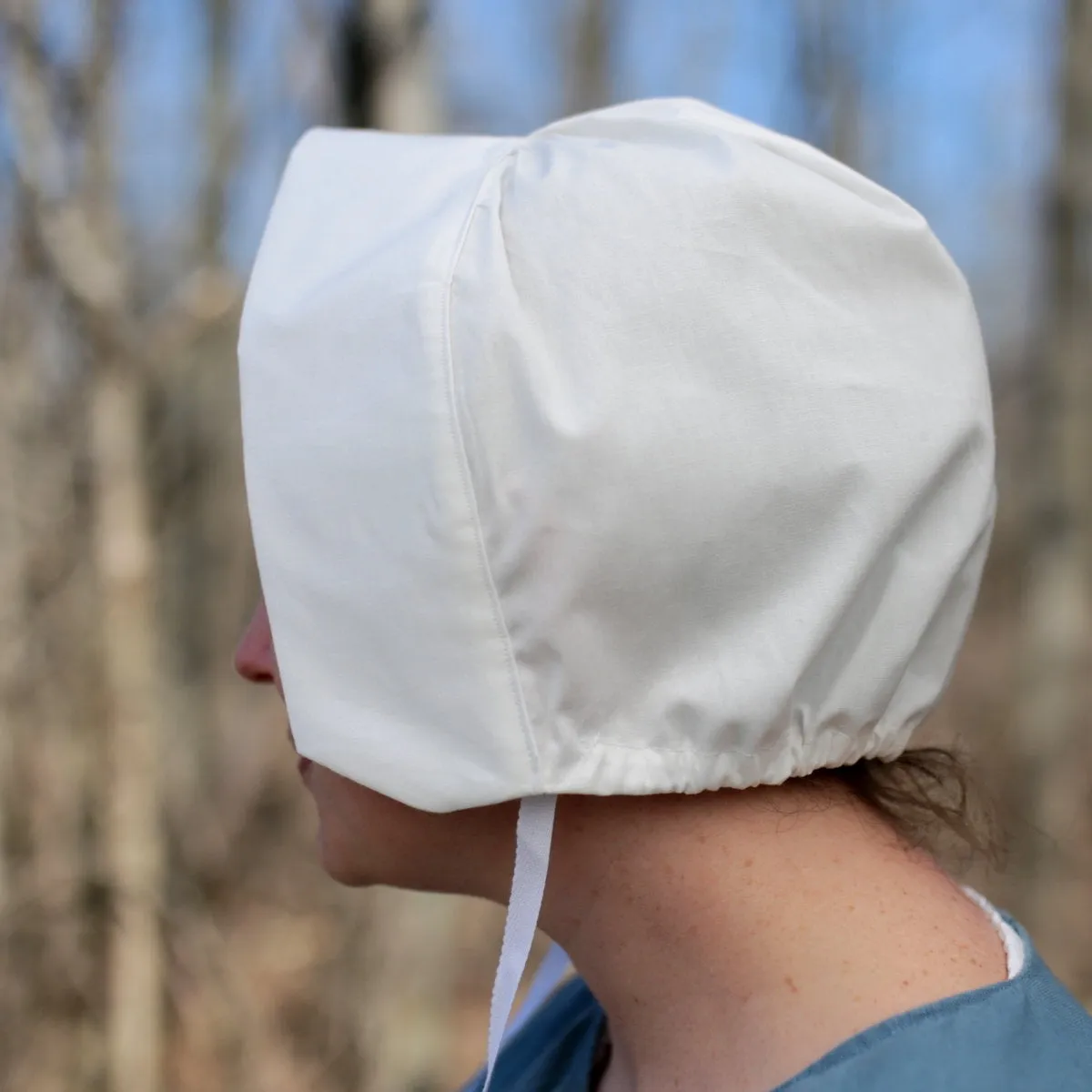 Ladies’ Colonial Cap - White Cotton