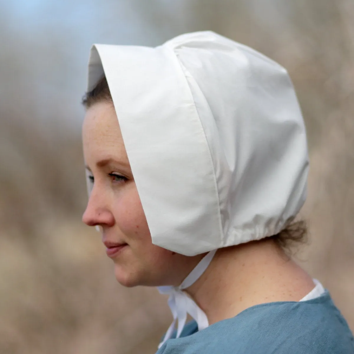 Ladies’ Colonial Cap - White Cotton