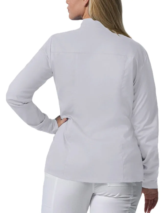 Landau ProFlex Women's Zip Front Mock Neck Scrub Jacket