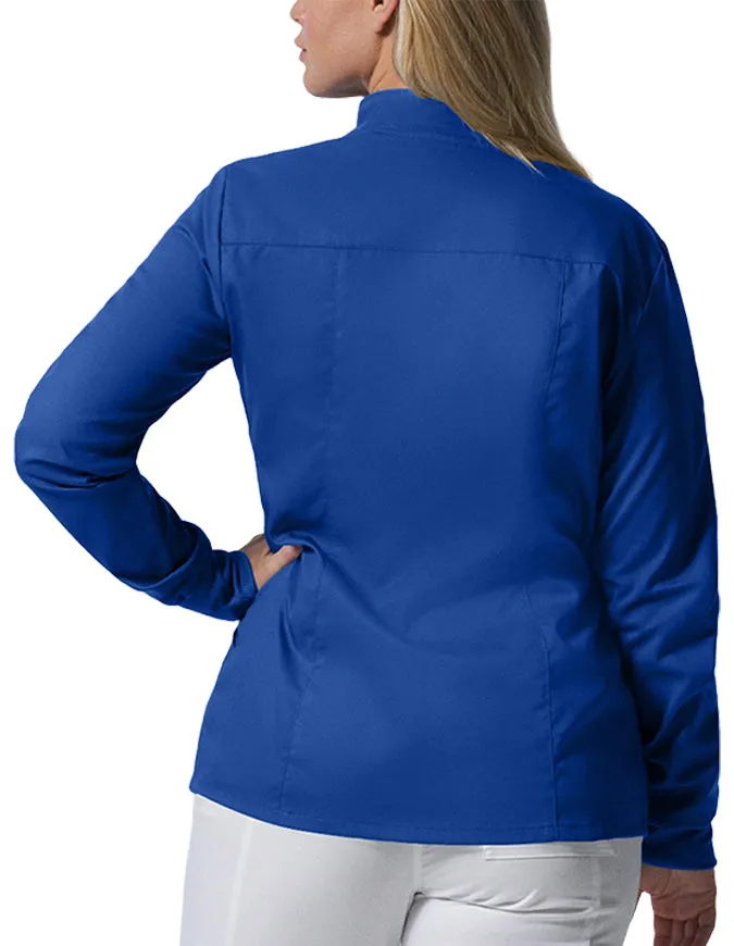 Landau ProFlex Women's Zip Front Mock Neck Scrub Jacket