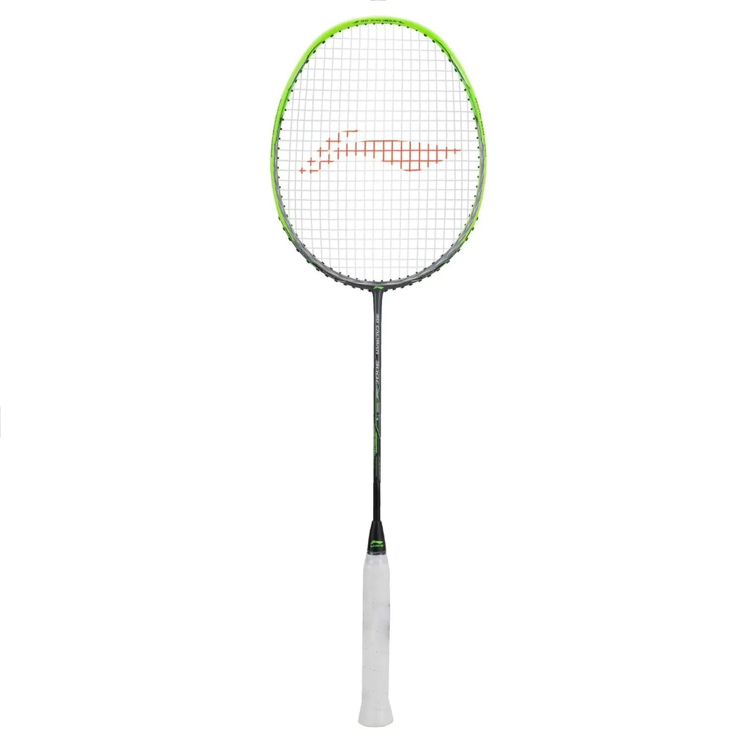 Li-Ning 3D Calibar 300 Combat Unstrung Badminton Racquet, Dark Grey/Green