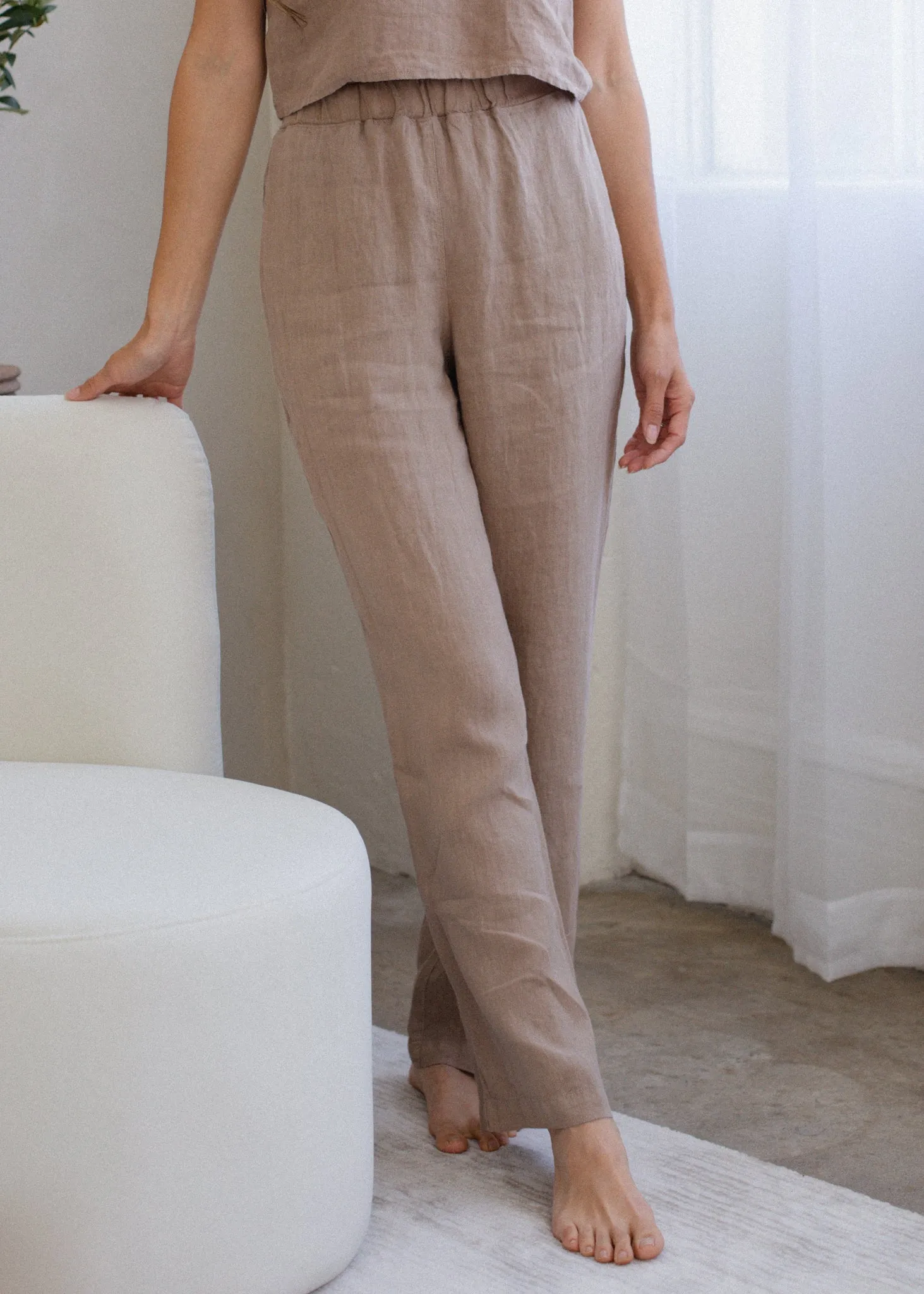 Linen Wide Leg Pant