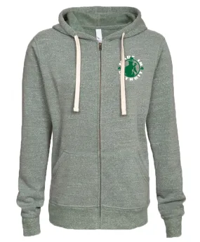 Lucky MID Ladies Zip-Up Clover Back