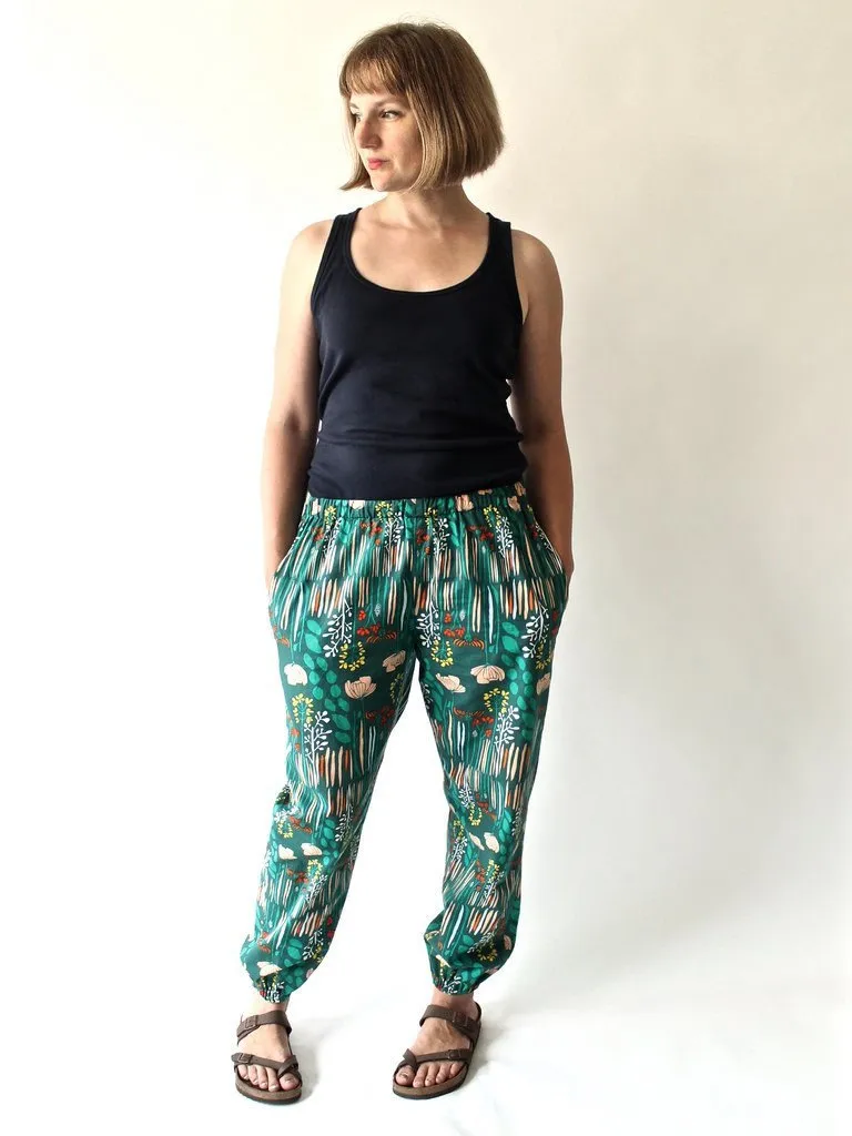 Luna Pants Paper Pattern  XXS, XS, S, M, L, XL& Plus Sizes 1-5