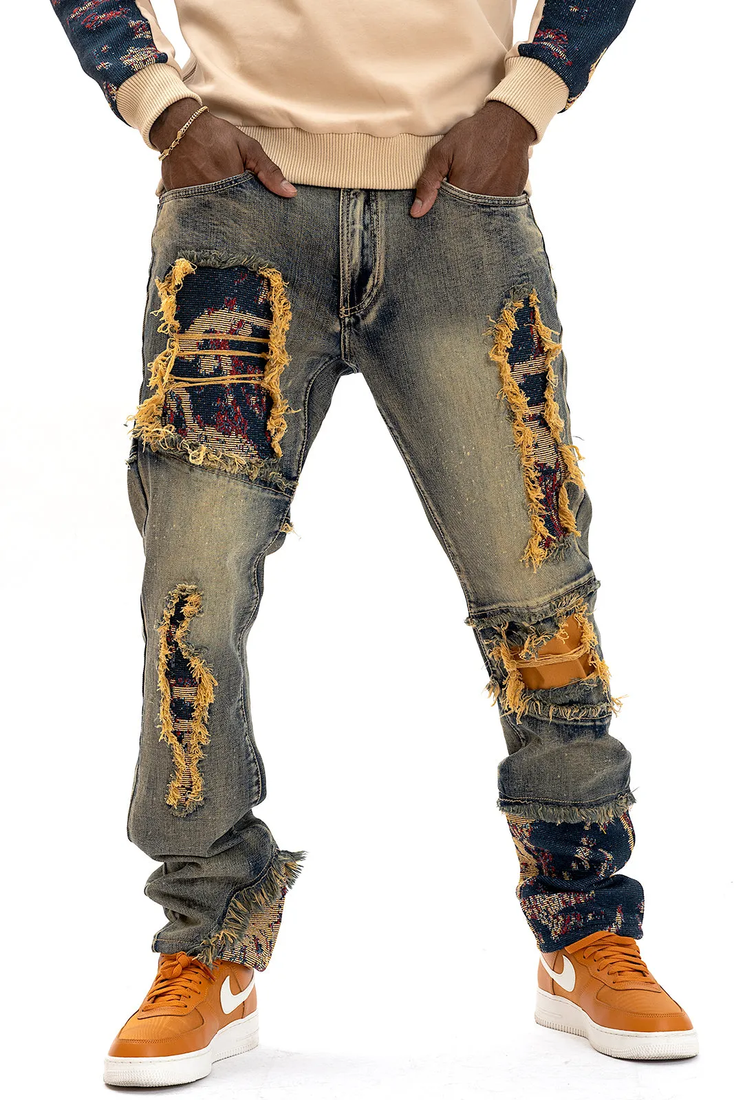 M1994 Bagnoli Tapestry Jeans - Dirt