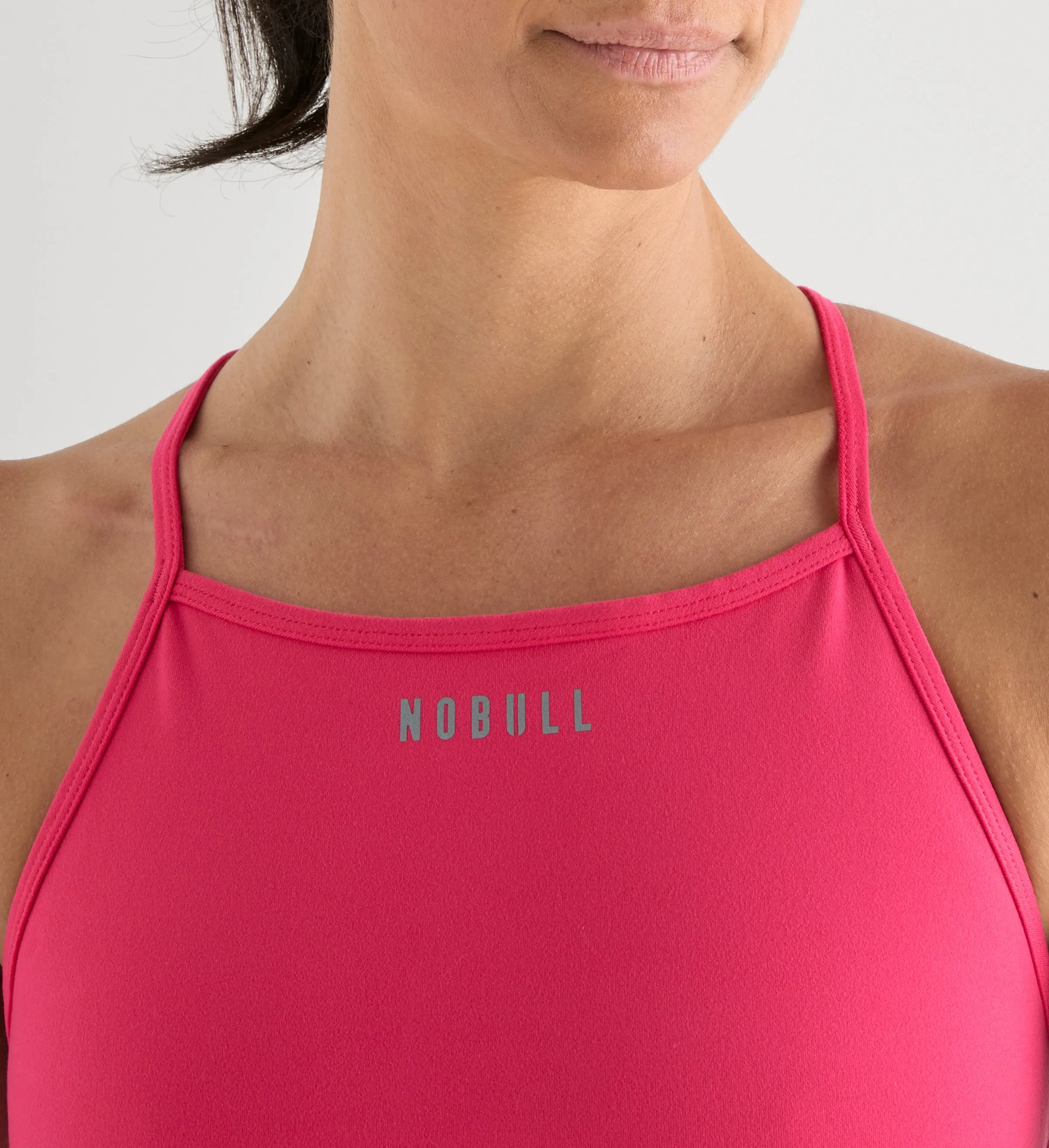 Matte High-Neck Sports Bra