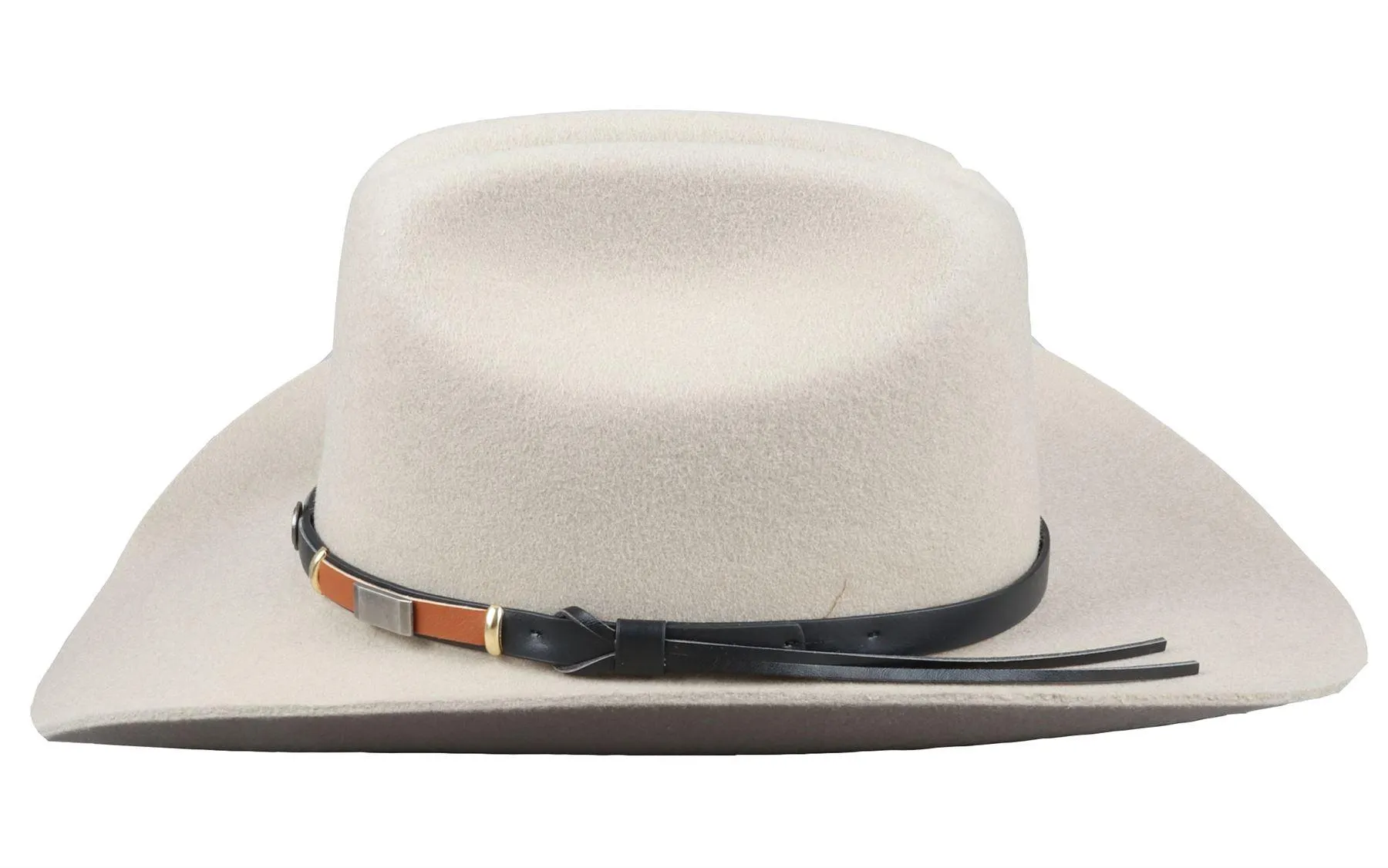 Men's Cowboy Hat 100% Wool Felt Wide Brim Fedora Western Cap