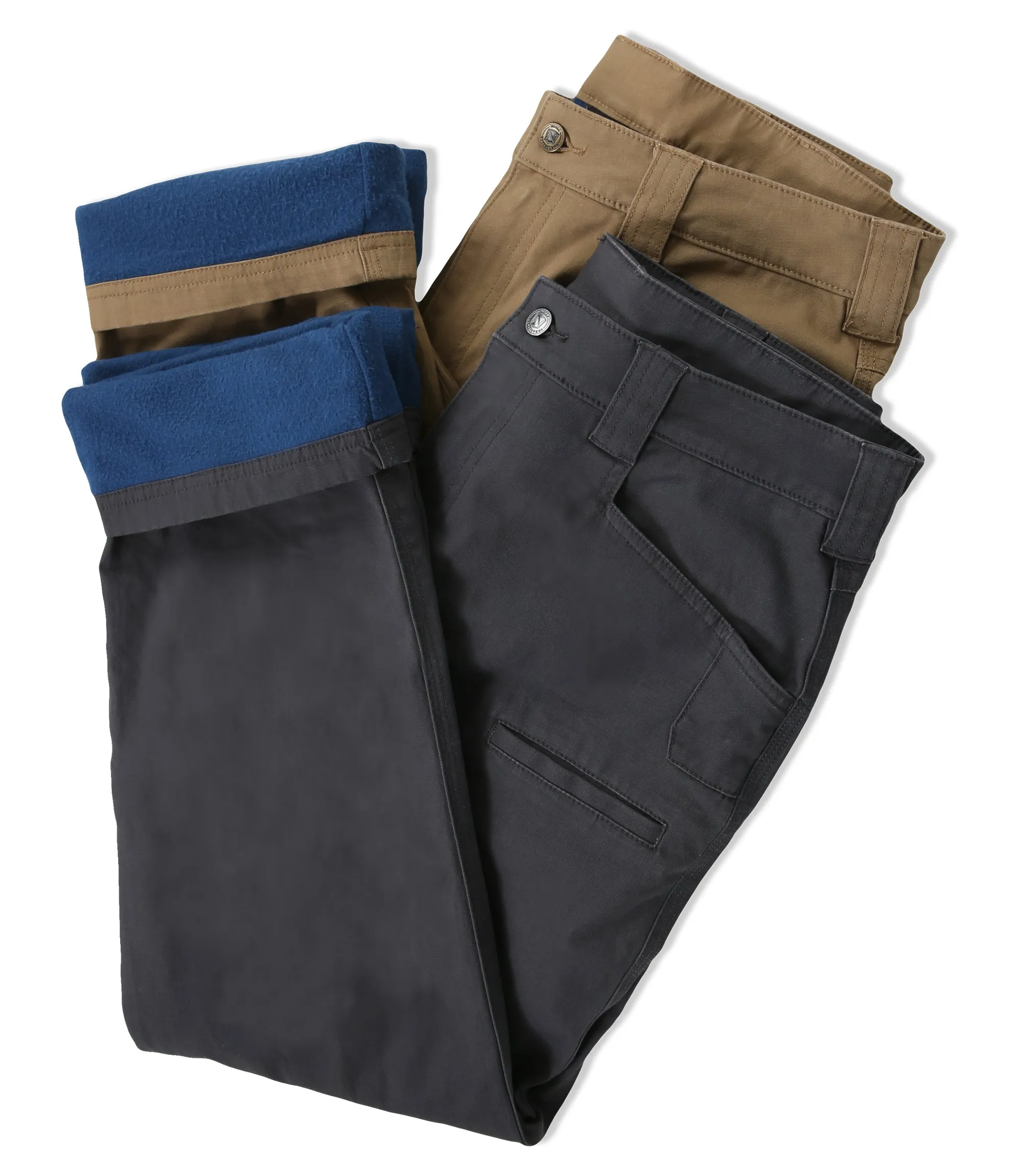 Men’s Flex Canvas Flannel Lined Work Pant