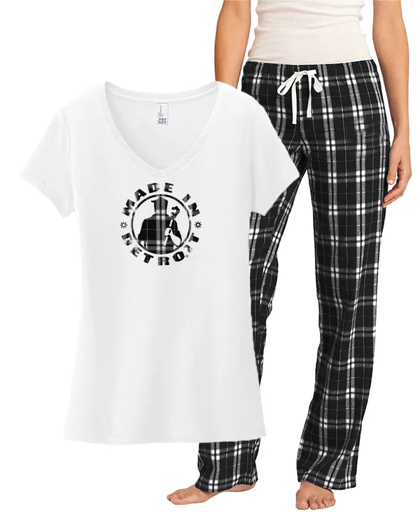 MID Ladies PJ Set - Black