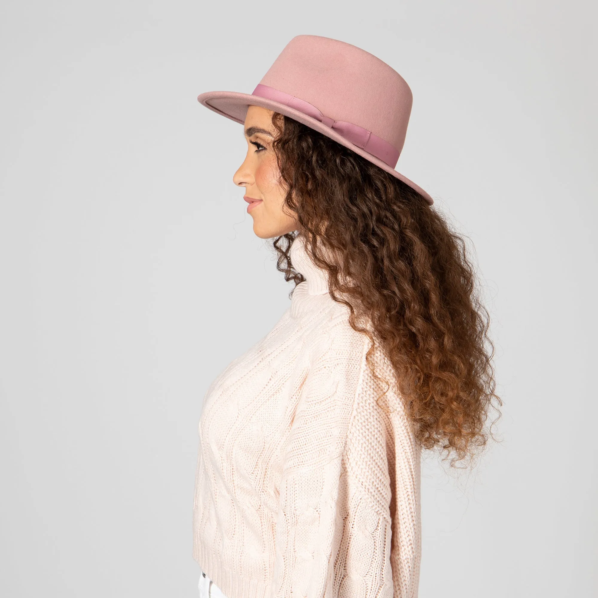 Myra - Women's Fedora With Bow