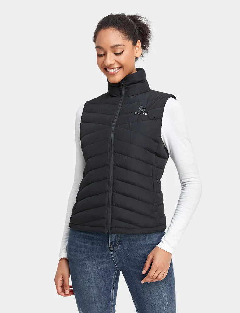 (Open-box) Women's Heated Lightweight Down Vest (Battery Set Not Included)