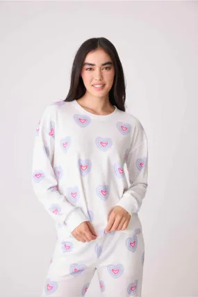 Peace and Love Long PJ Set