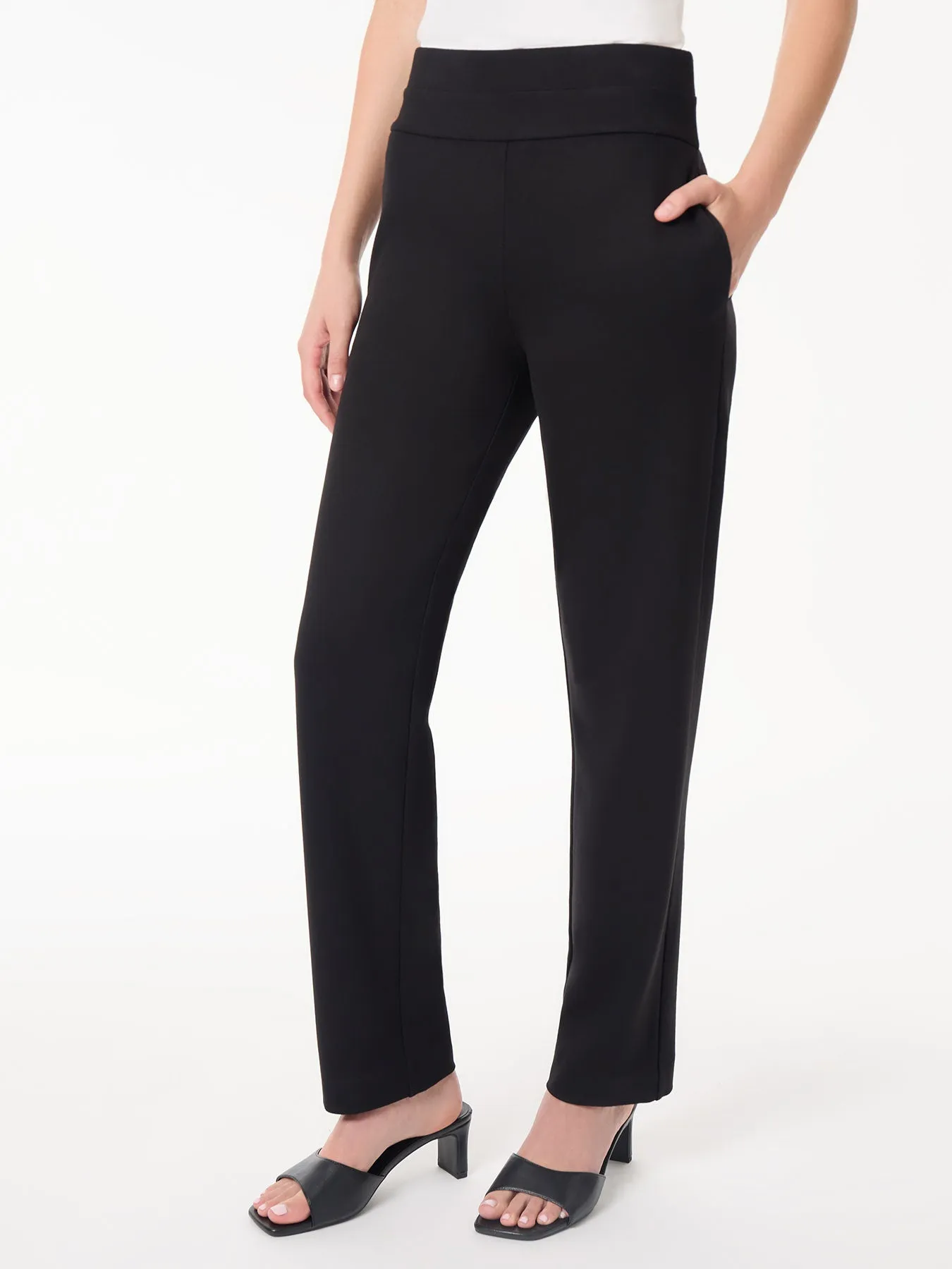 Pull-On Straight Leg Pant, Serenity Knit