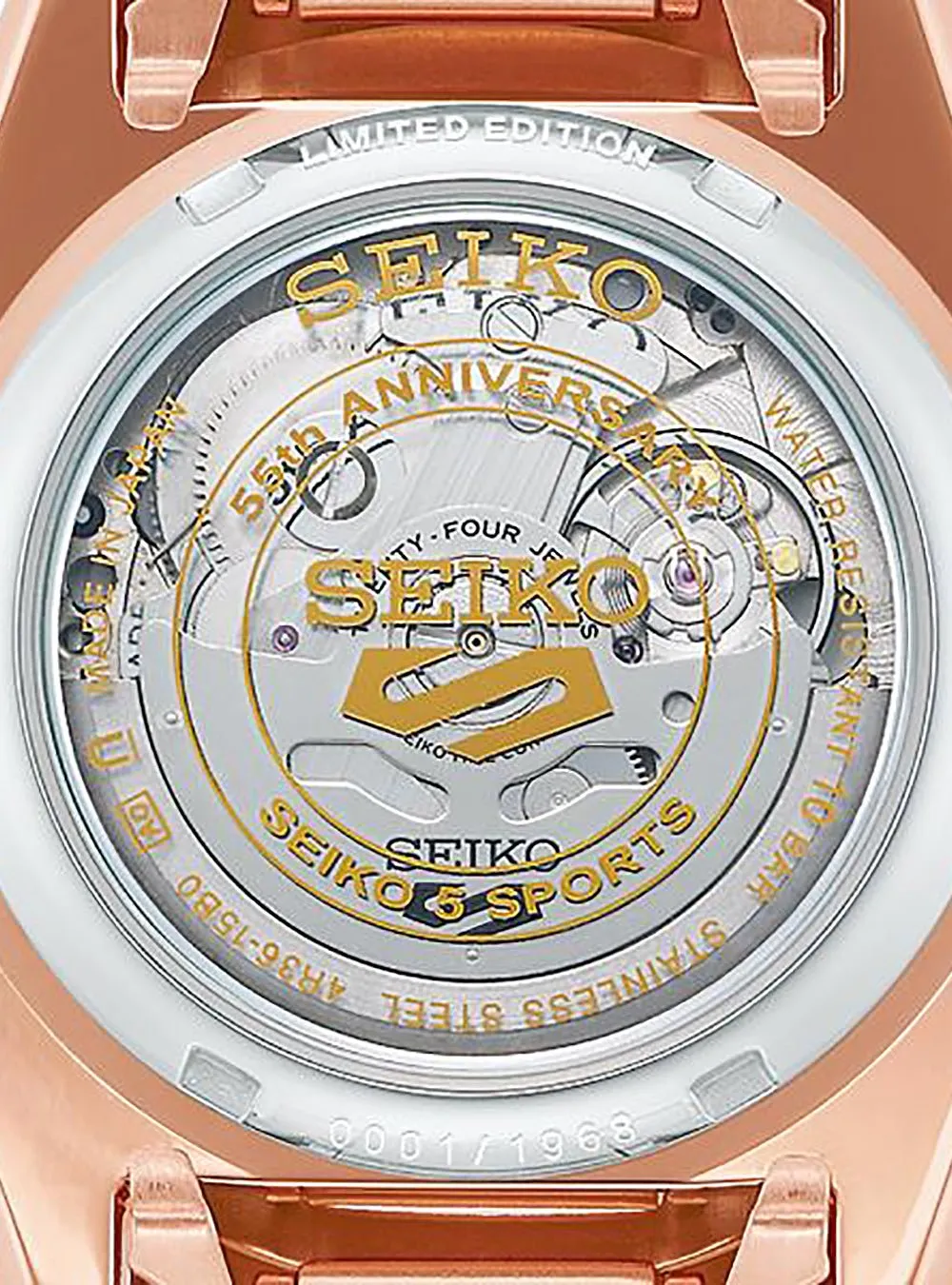 SEIKO 5 SPORTS SKX SPORTS STYLE 55TH ANNIVERSARY CUSTOMIZE CAMPAIGN LIMITED EDITION SBSA216 MADE IN JAPAN JDM