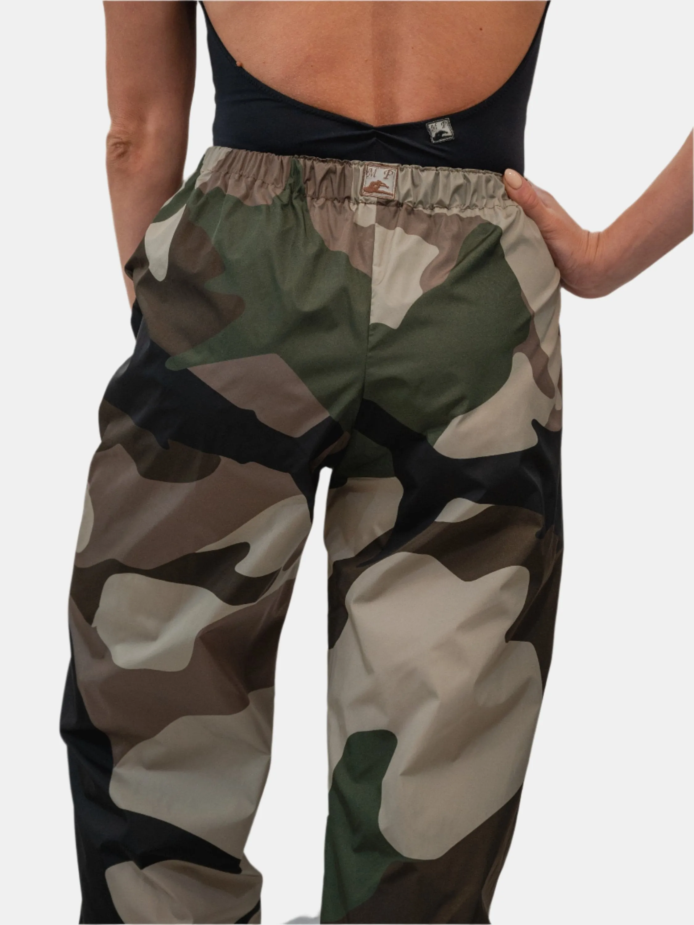 Shark Camouflage Warm-Up Dance Trash Bag Pants MP5003