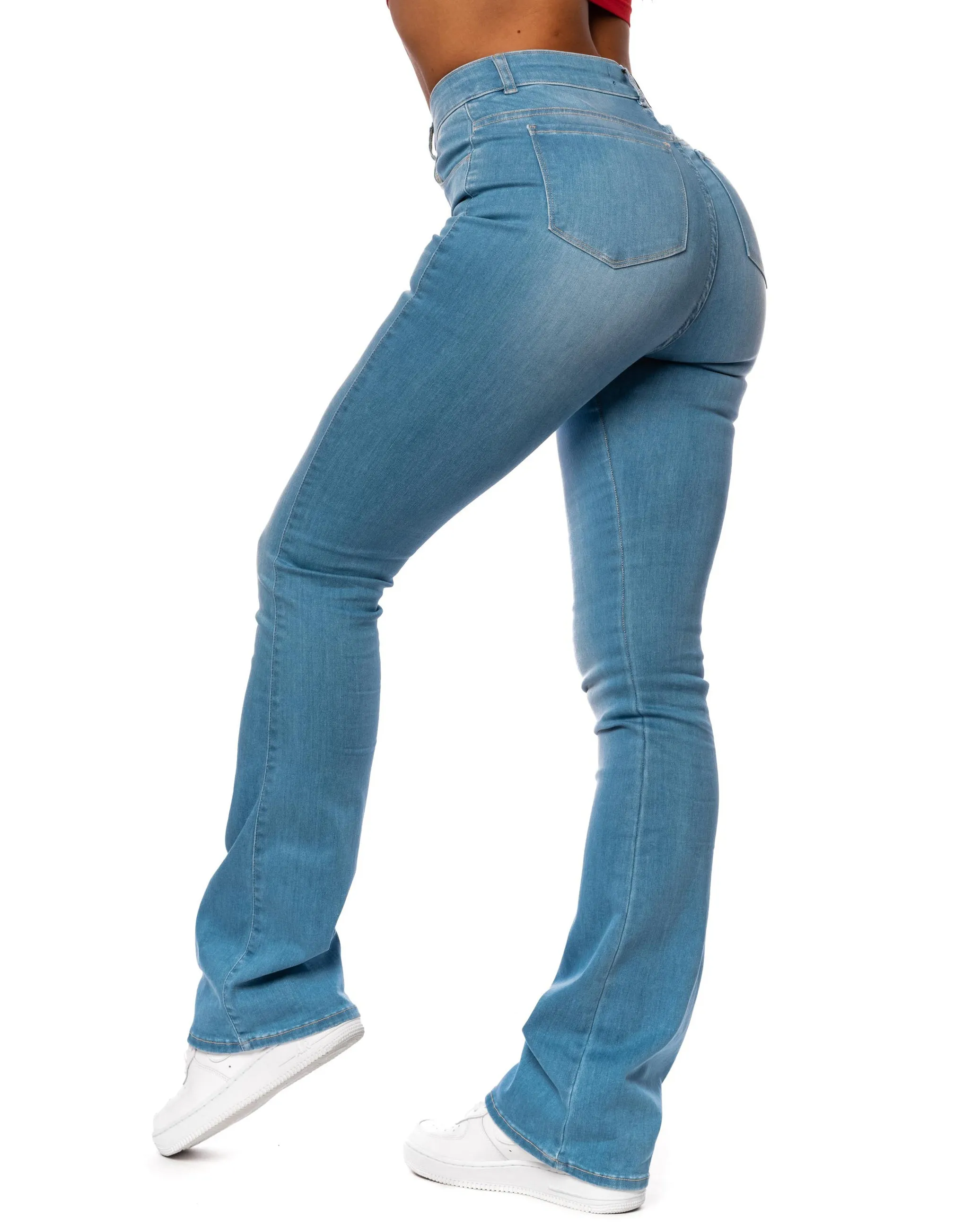 SheCurve® Slim Fit Bootcut Skinny Jeans