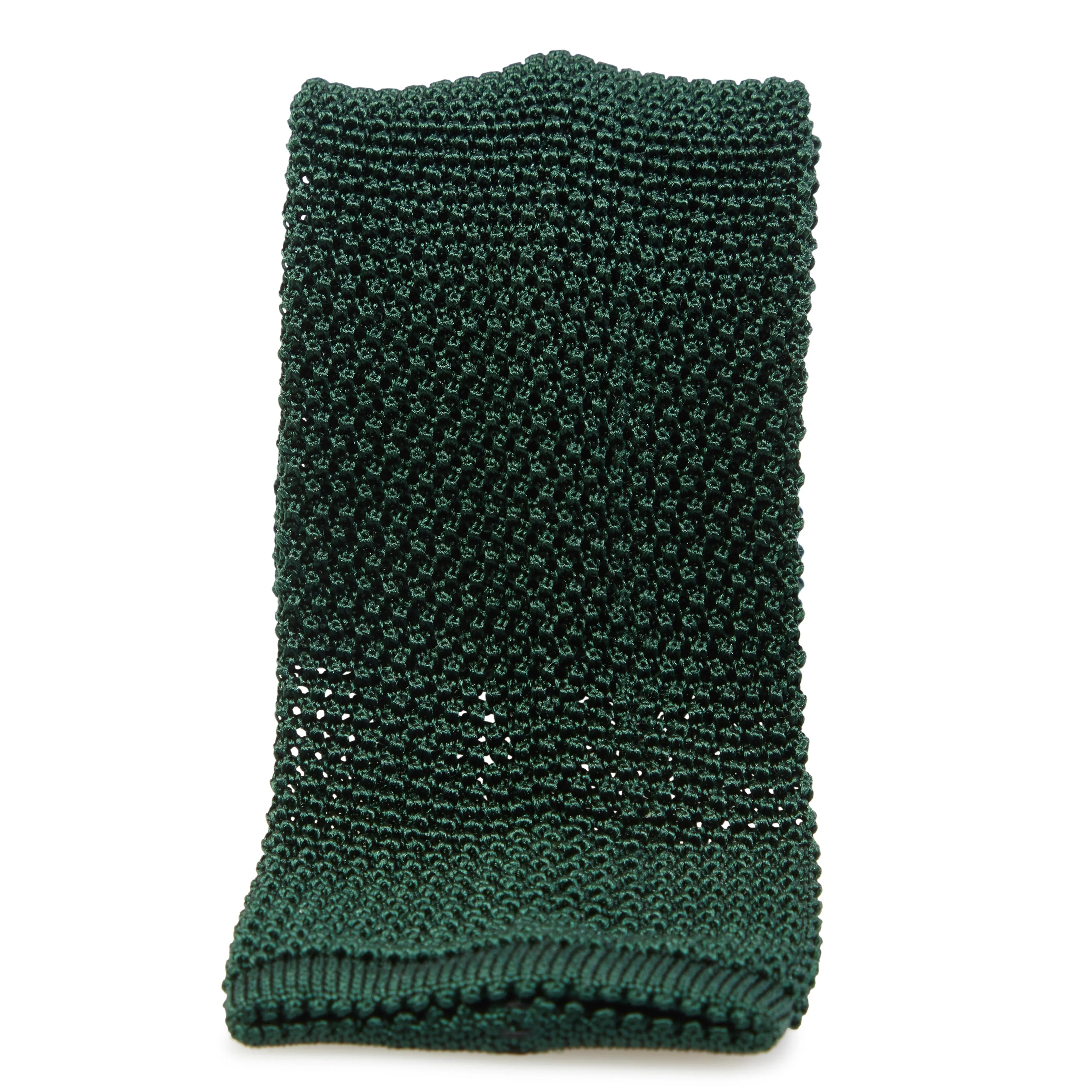 Silk Flat-End Knit Tie