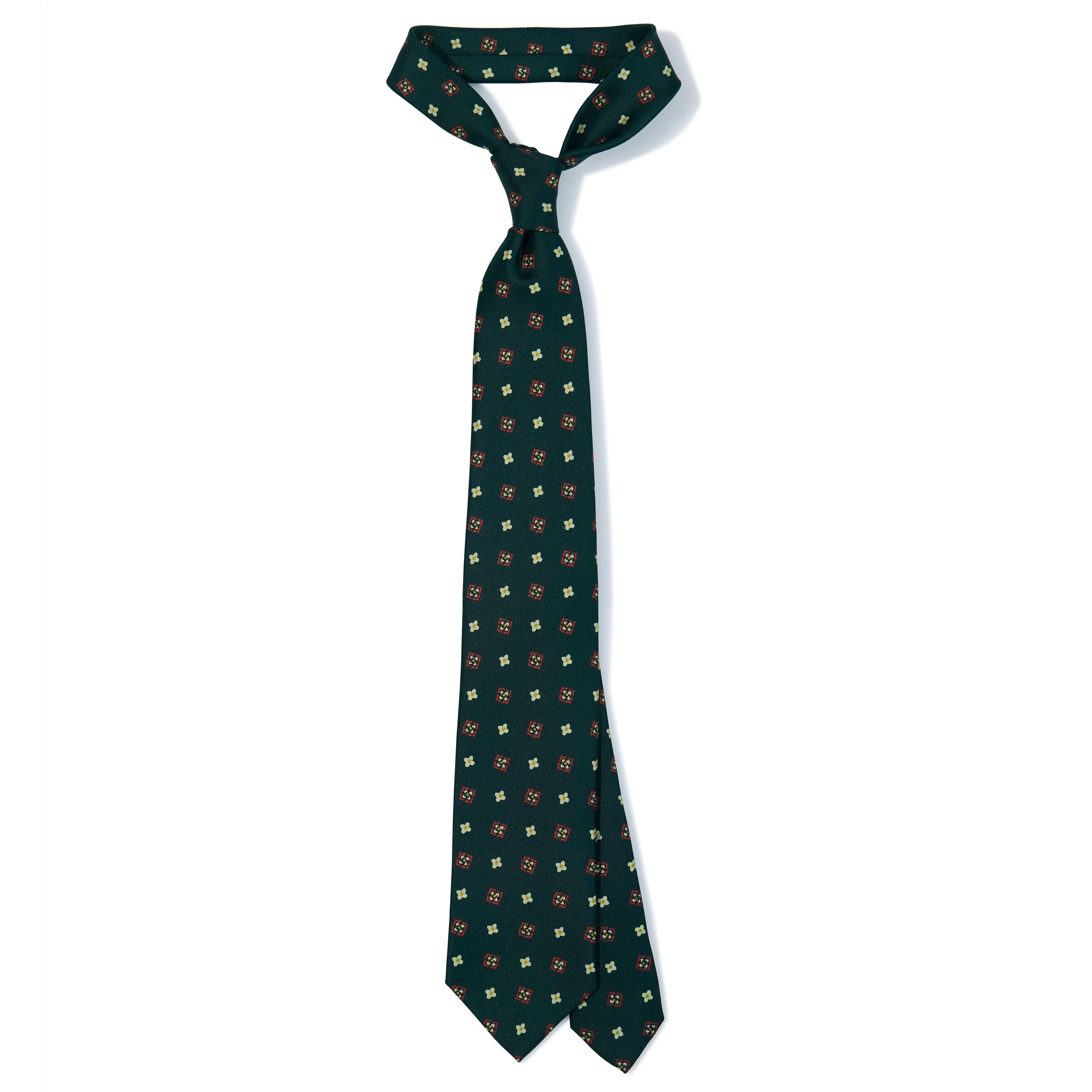 Silk Printed Tipped Tie