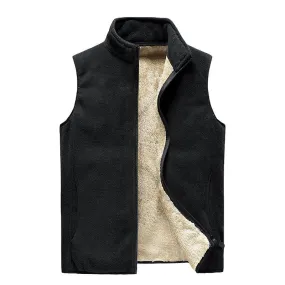 SIMOS Cotton-Padded Fleece Vest