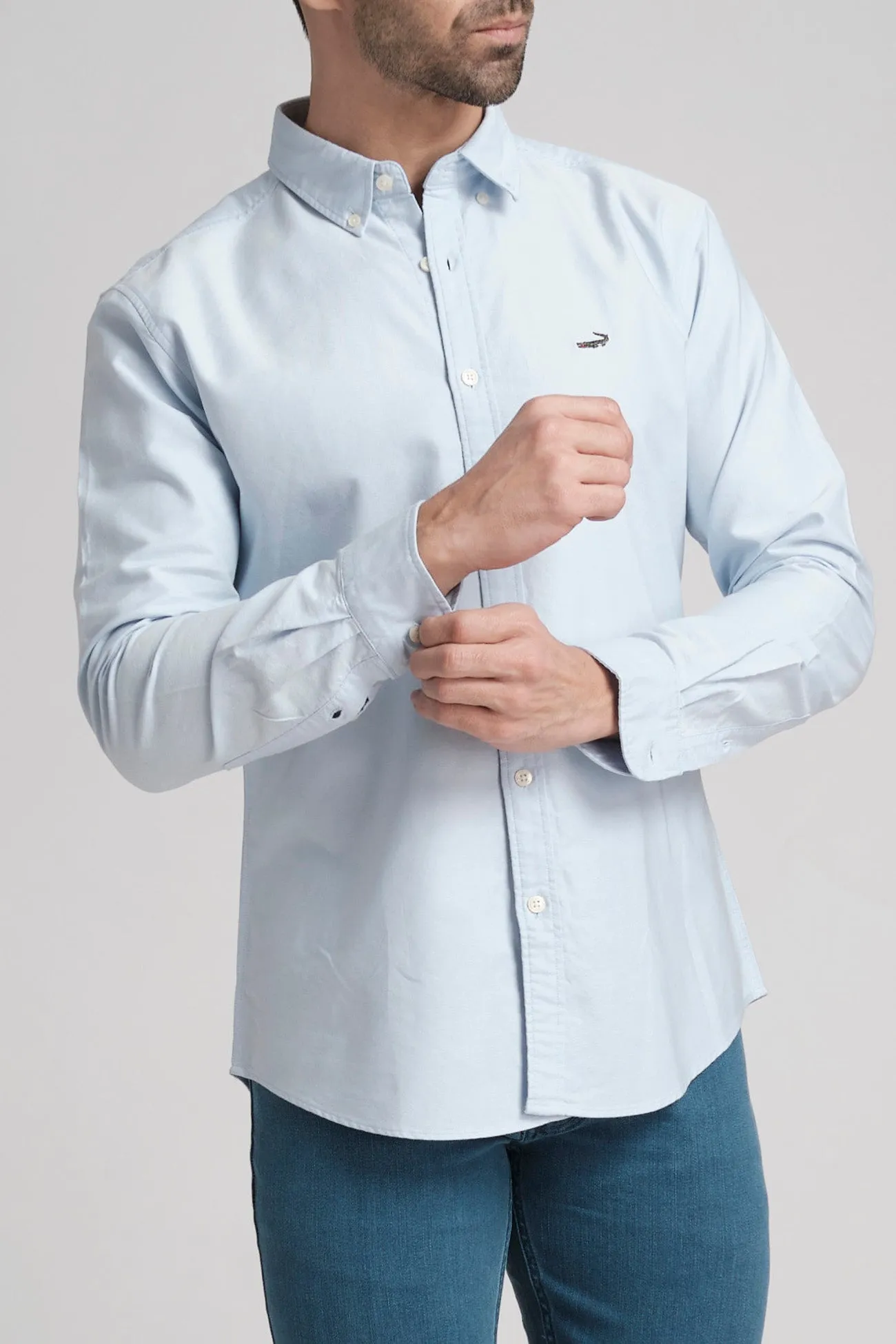 Slim Fit Long Sleeves-Casual Shirts-Sky Way