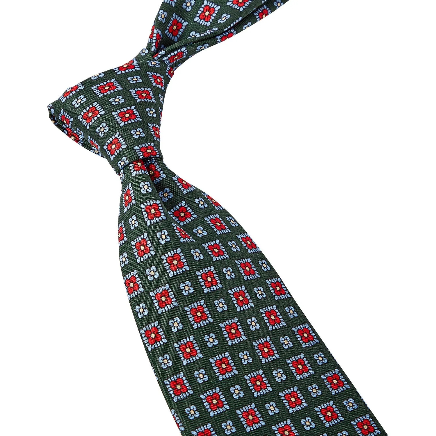 Sovereign Grade Forest 36oz Printed Silk Macclesfield Tie