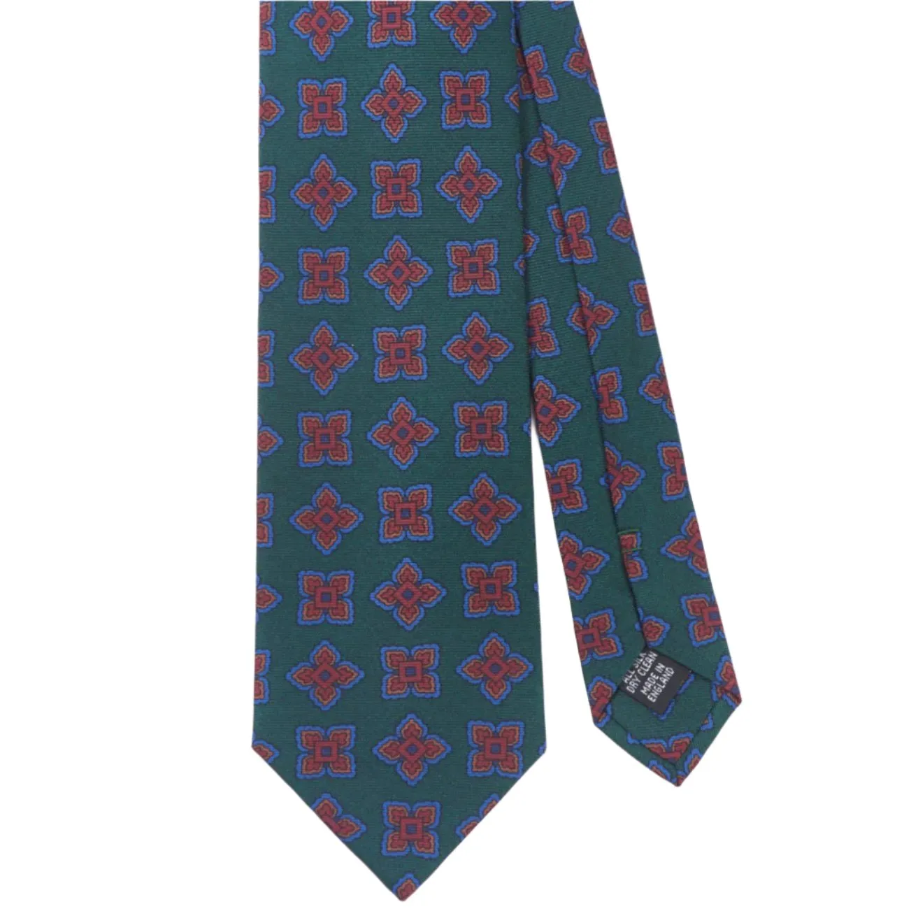 Sovereign Grade Forrest Large Medallion Ancient Madder Tie, 150cm