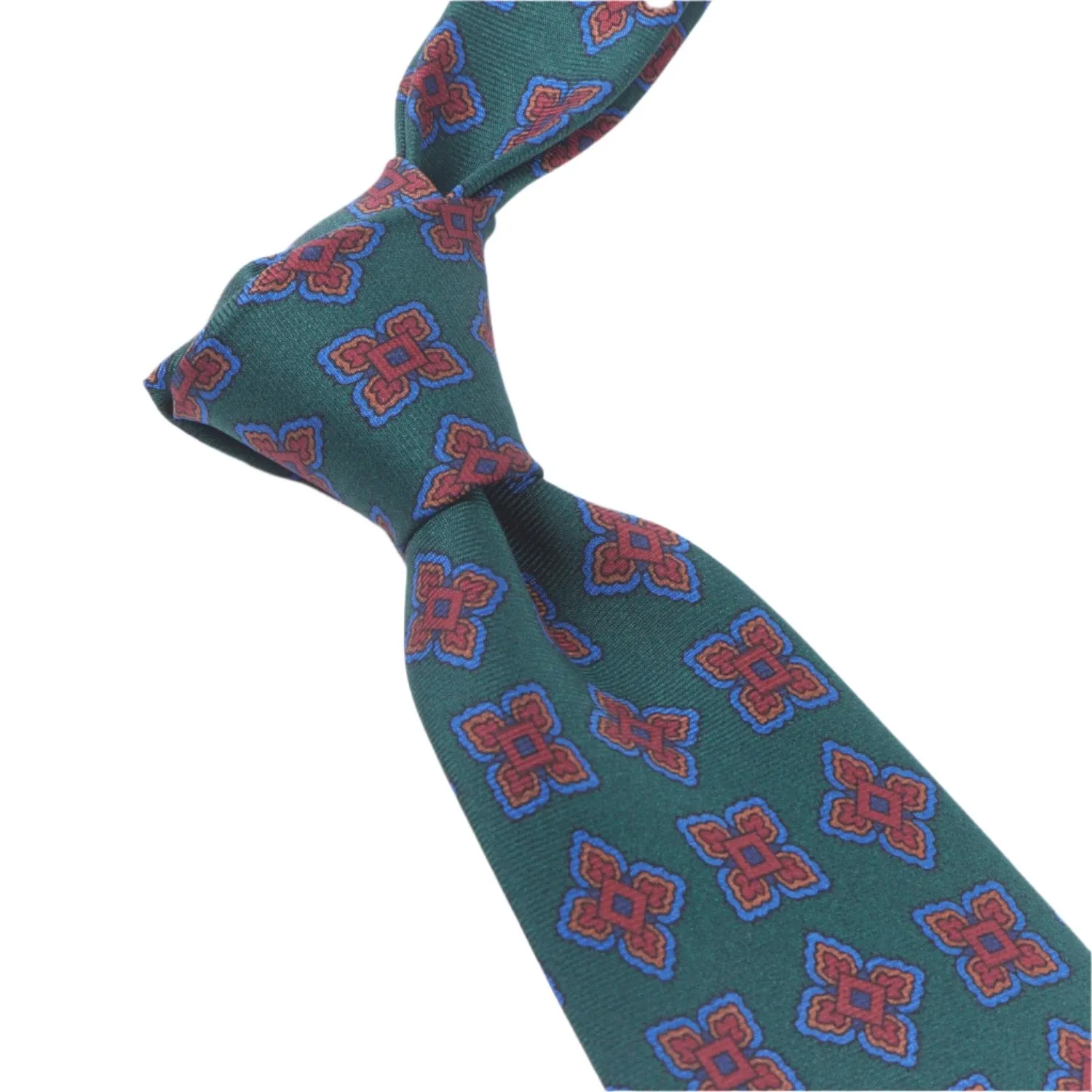 Sovereign Grade Forrest Large Medallion Ancient Madder Tie, 150cm