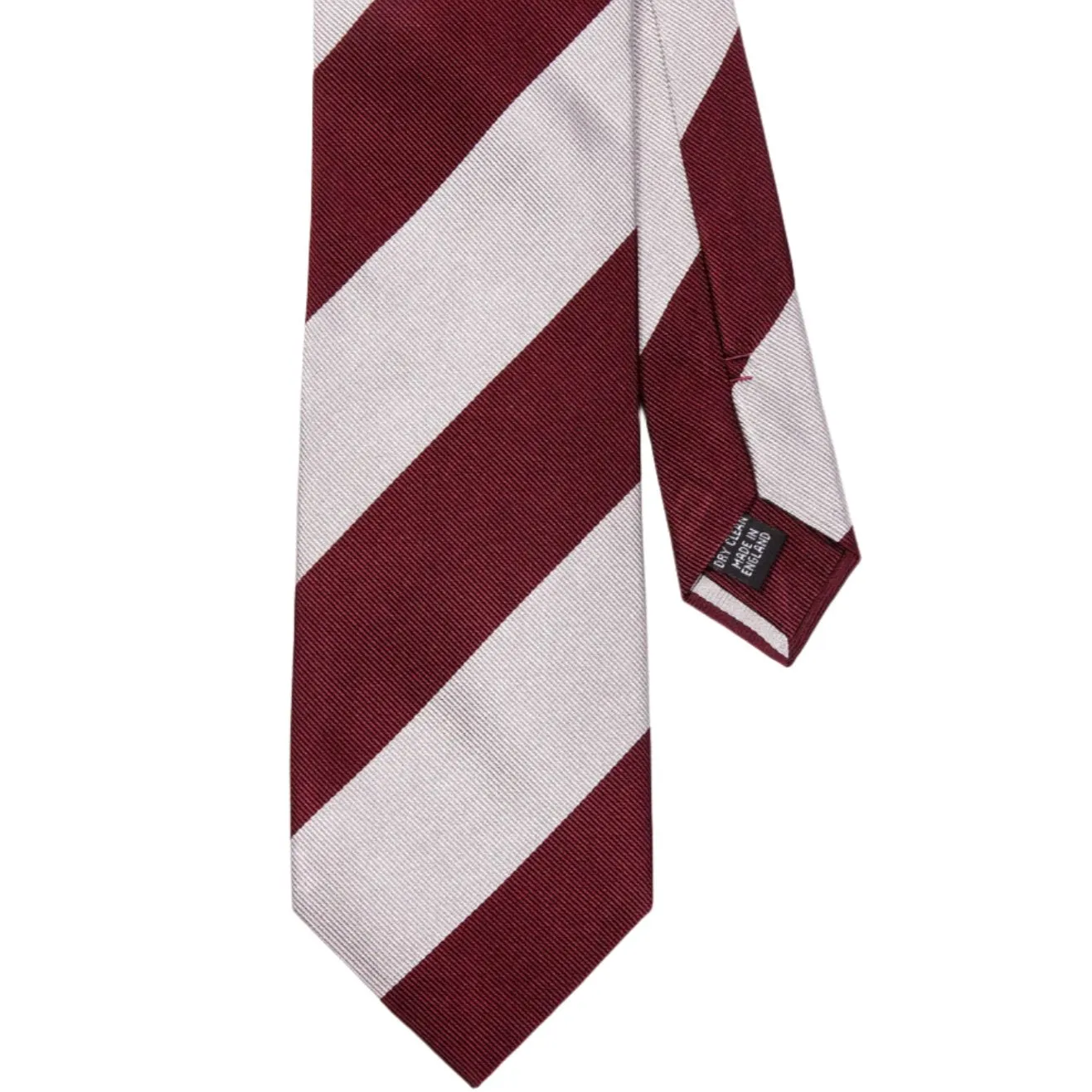 Sovereign Grade Oxblood Wide Rep Tie, 150cm