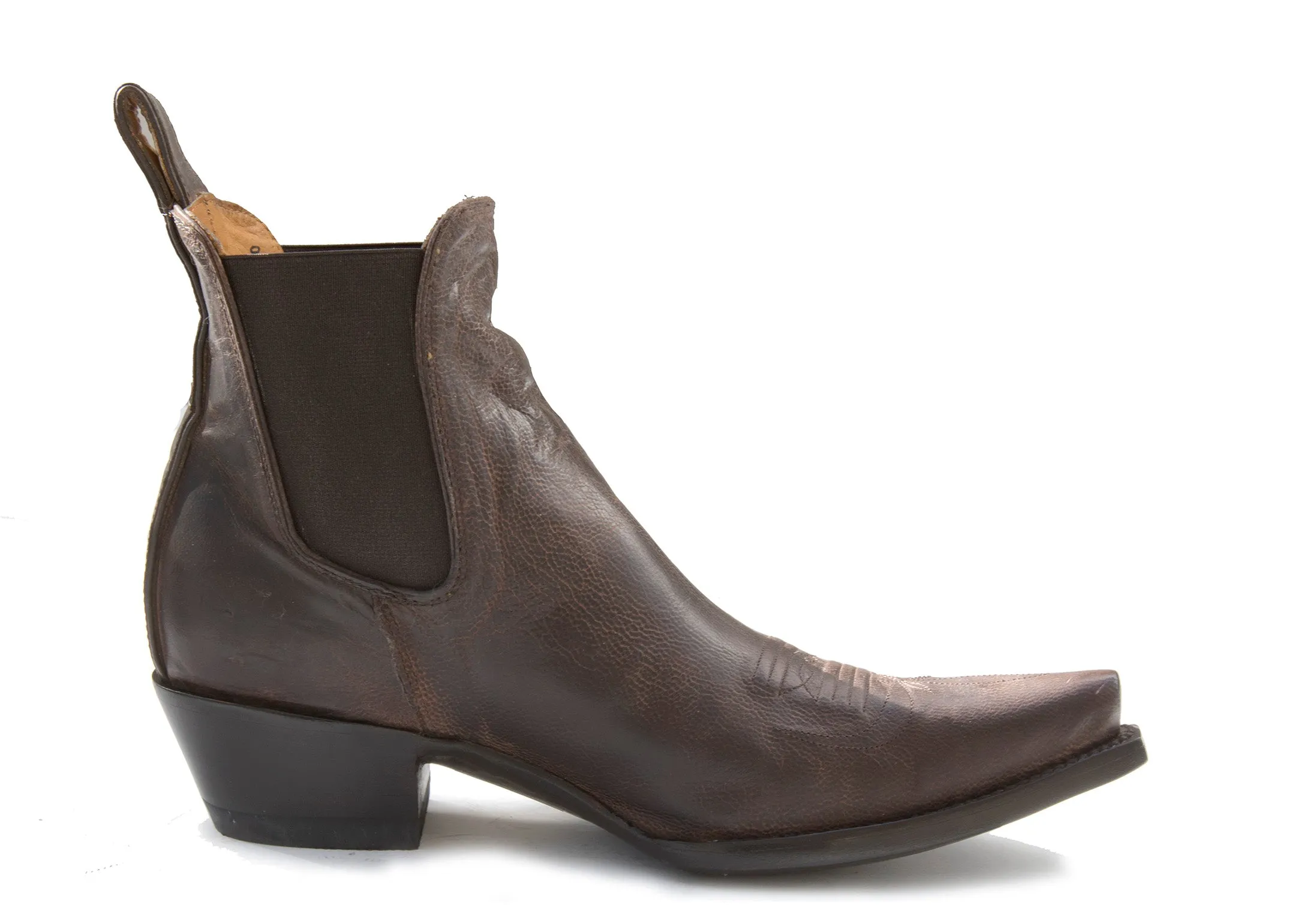 T4 Brown ankle low heel