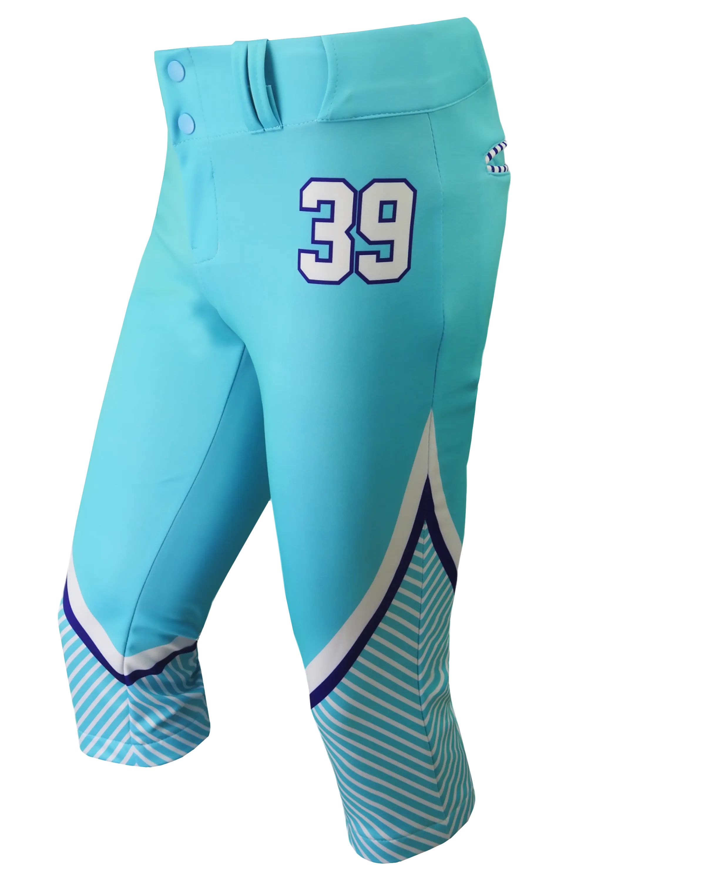 Tapered Full Sublimation Knicker Softball Pants