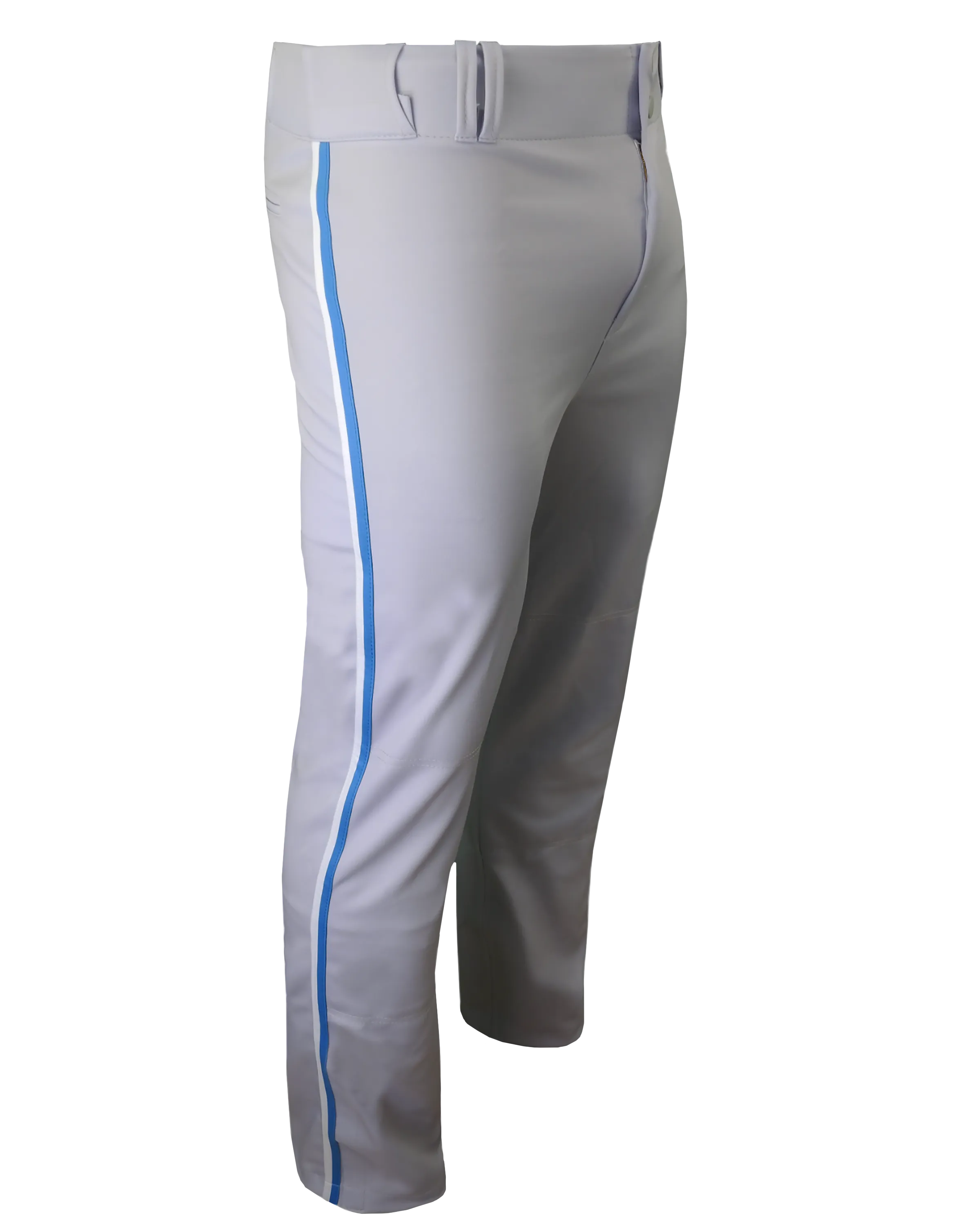 Tapered Open Bottom Baseball Pants W/ Braiding