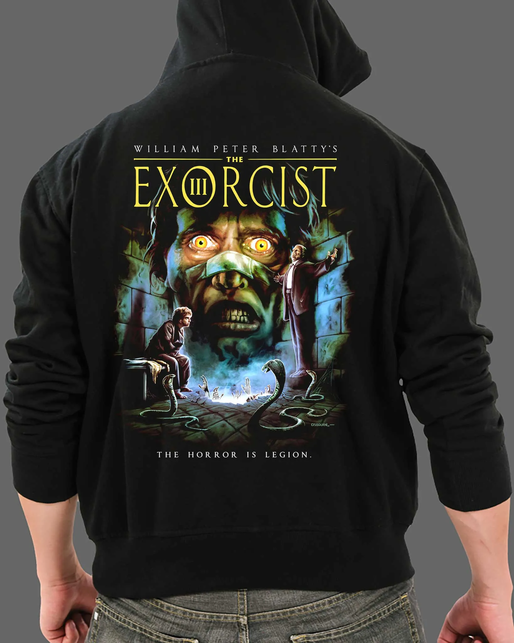 The Exorcist III V1 - Zippered Hoodie