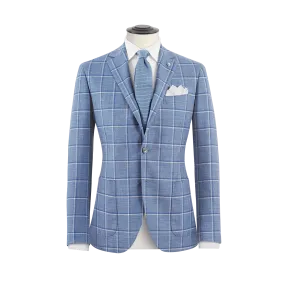 THE SKY BLUE OVERCHECK SUIT