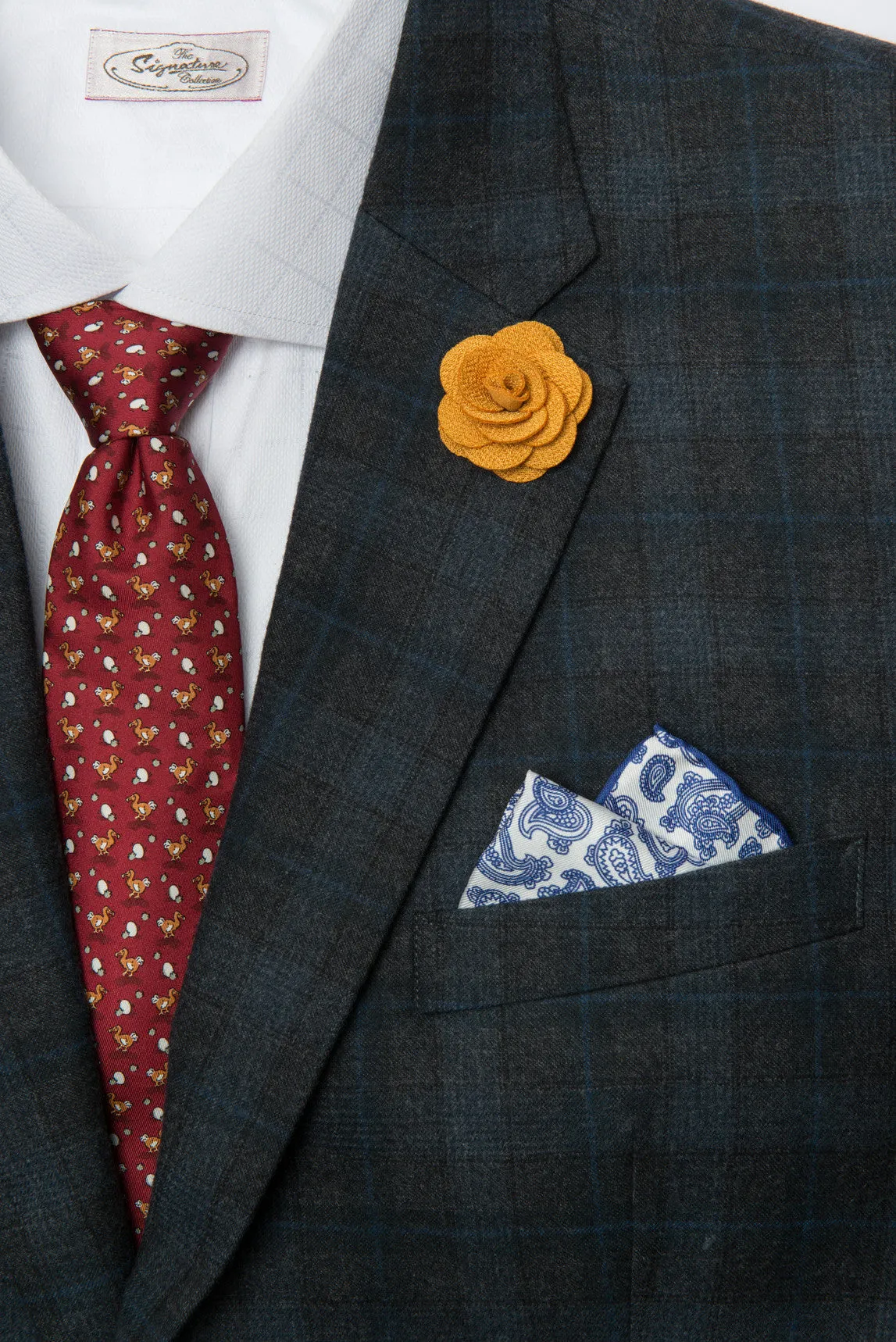 Three Ties and Three Pocket Squares Starter Kit