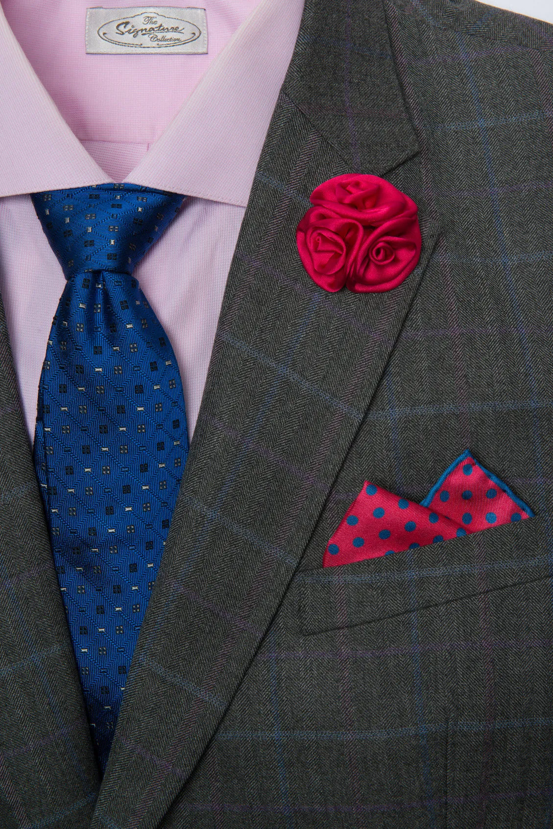 Three Ties and Three Pocket Squares Starter Kit