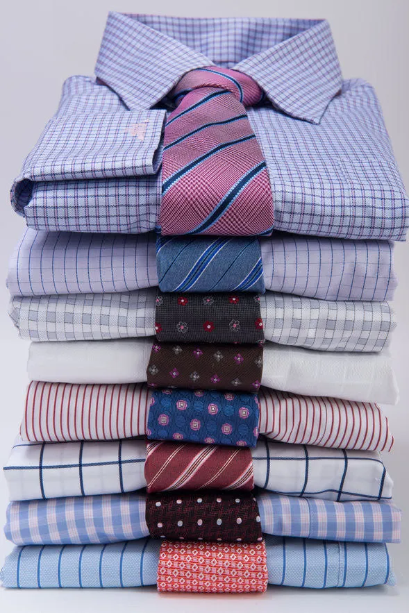 Three Ties and Three Pocket Squares Starter Kit