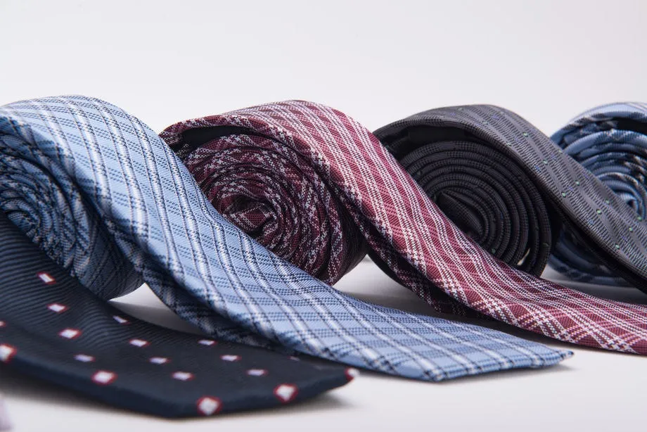 Three Ties and Three Pocket Squares Starter Kit