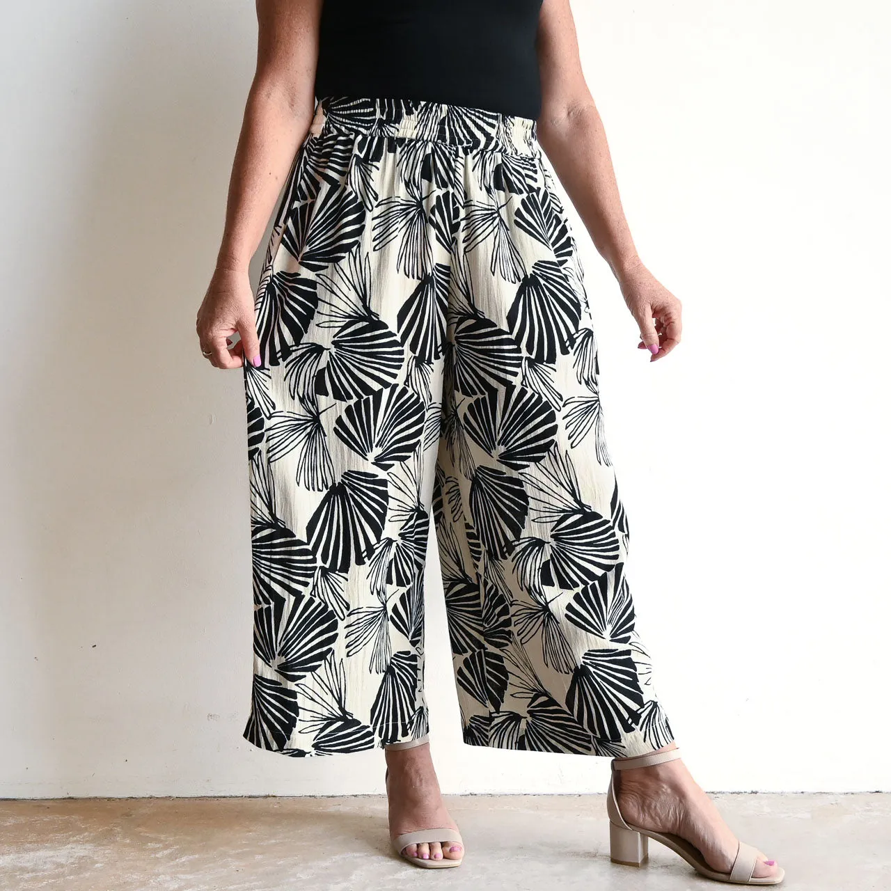 Wide-Leg Summer Pant by Orientique Australia - Papagayo - 76048