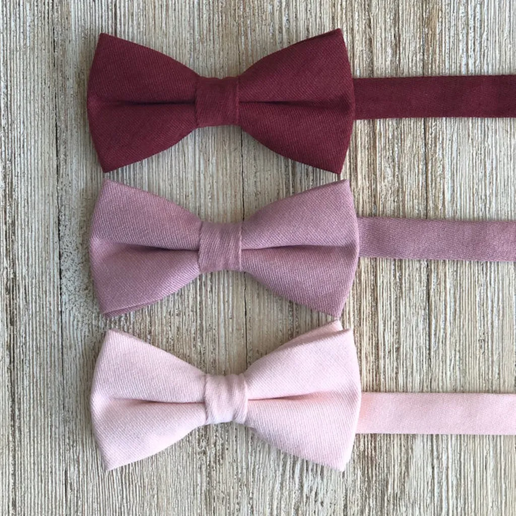 Wine Pre-Tied Bow Tie