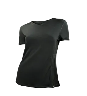 Women's Pinnacle Ultra Fine Merino Wool V-Neck Tee