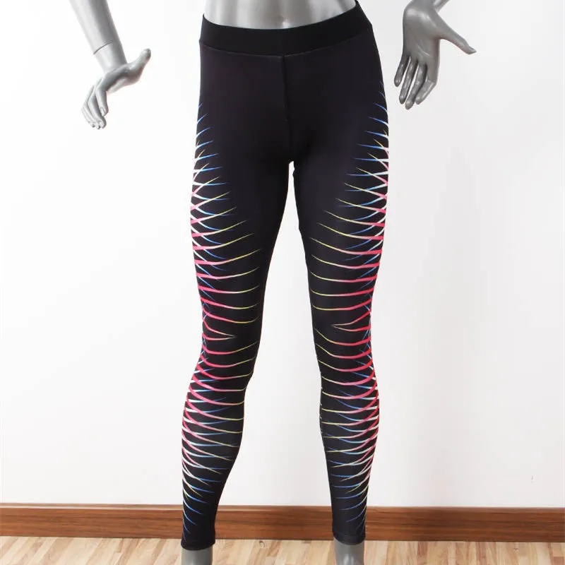 Women's Printed Stretch Sport Leggings