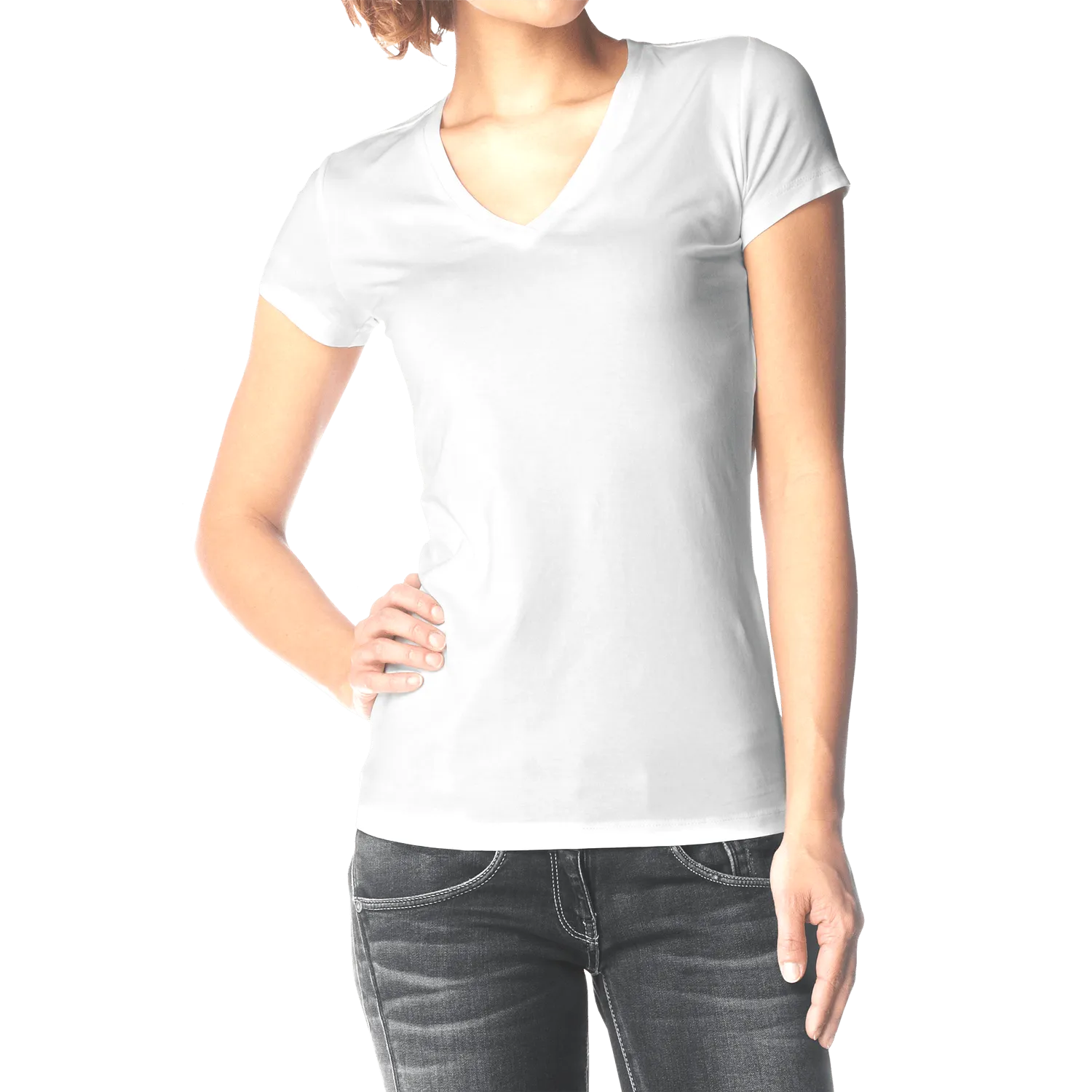 Women's round neck Navy/White/Red Value pack