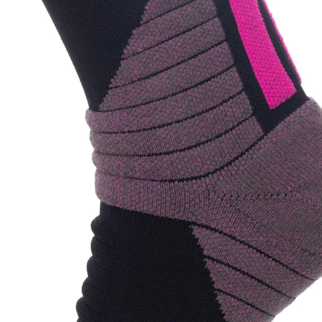 Women's Run Free Running Purple knee high socks 2-packs