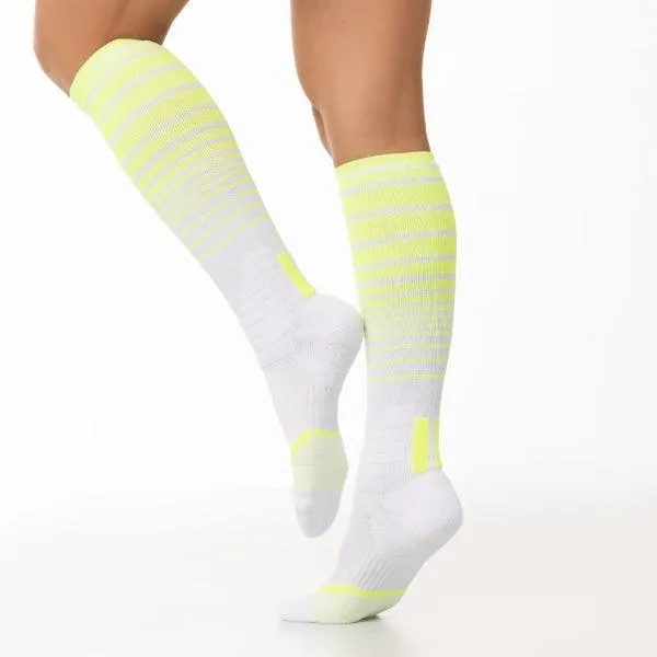 Women's Run Free Running Stripe knee high socks 3-packs