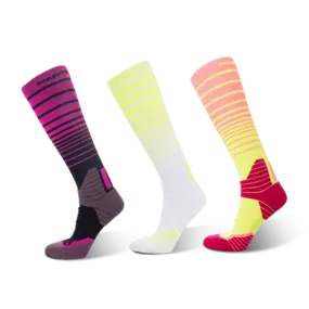 Women's Run Free Running Stripe knee high socks 3-packs